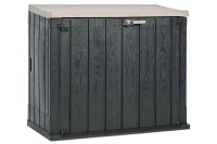 Ящик пластиковый TOOMAX Wood Style 842л АНТРАЦИТ/ТЁПЛО-СЕРЫЙ