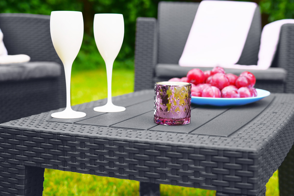 АРИЗОНА / ARIZONA b:rattan, Диван трехместный, антрацит (3-х местная подушка)