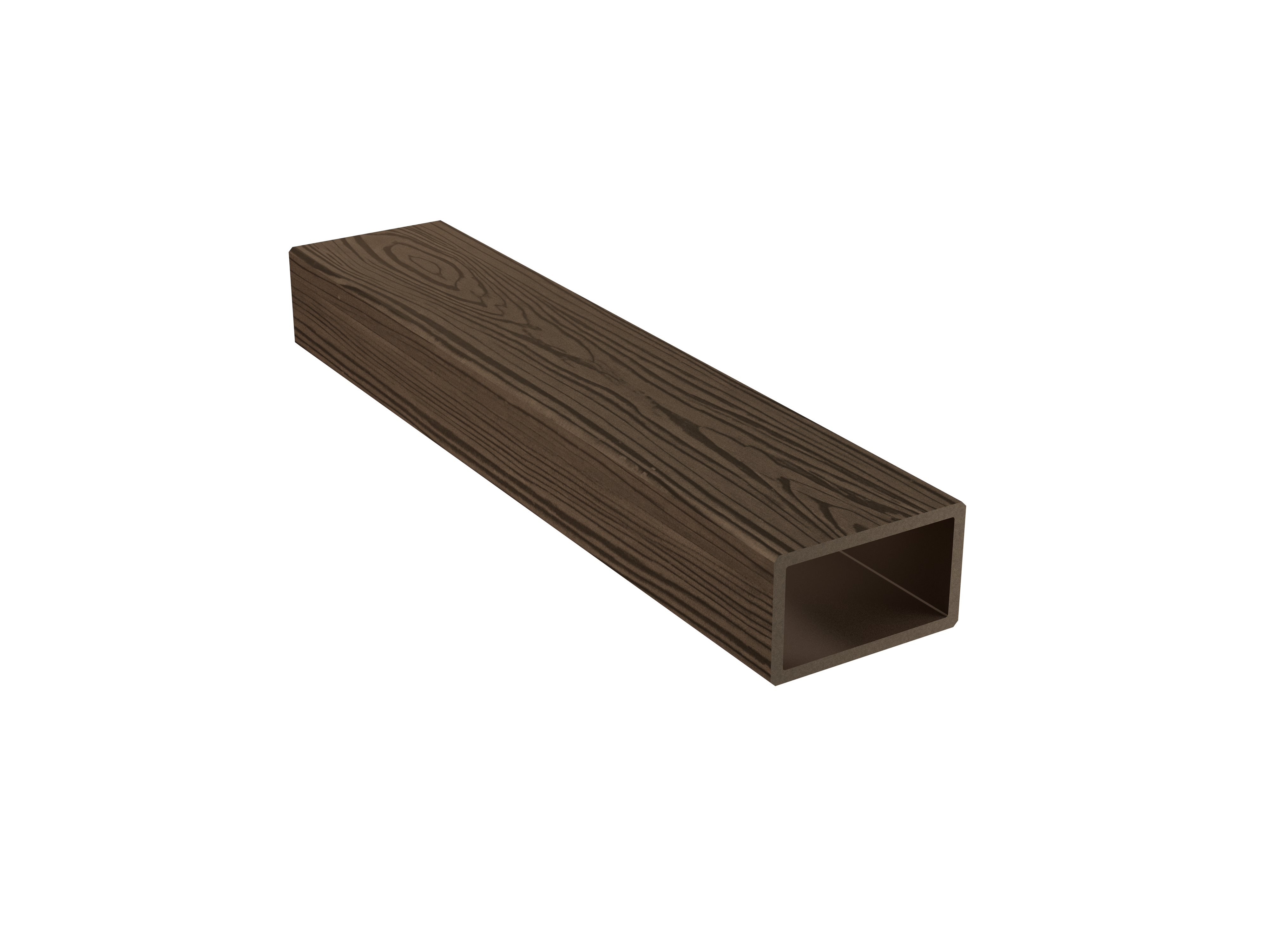 Ограждения ДПК holzhof woodstyle перило 71*41*1000мм, цв. коричневый