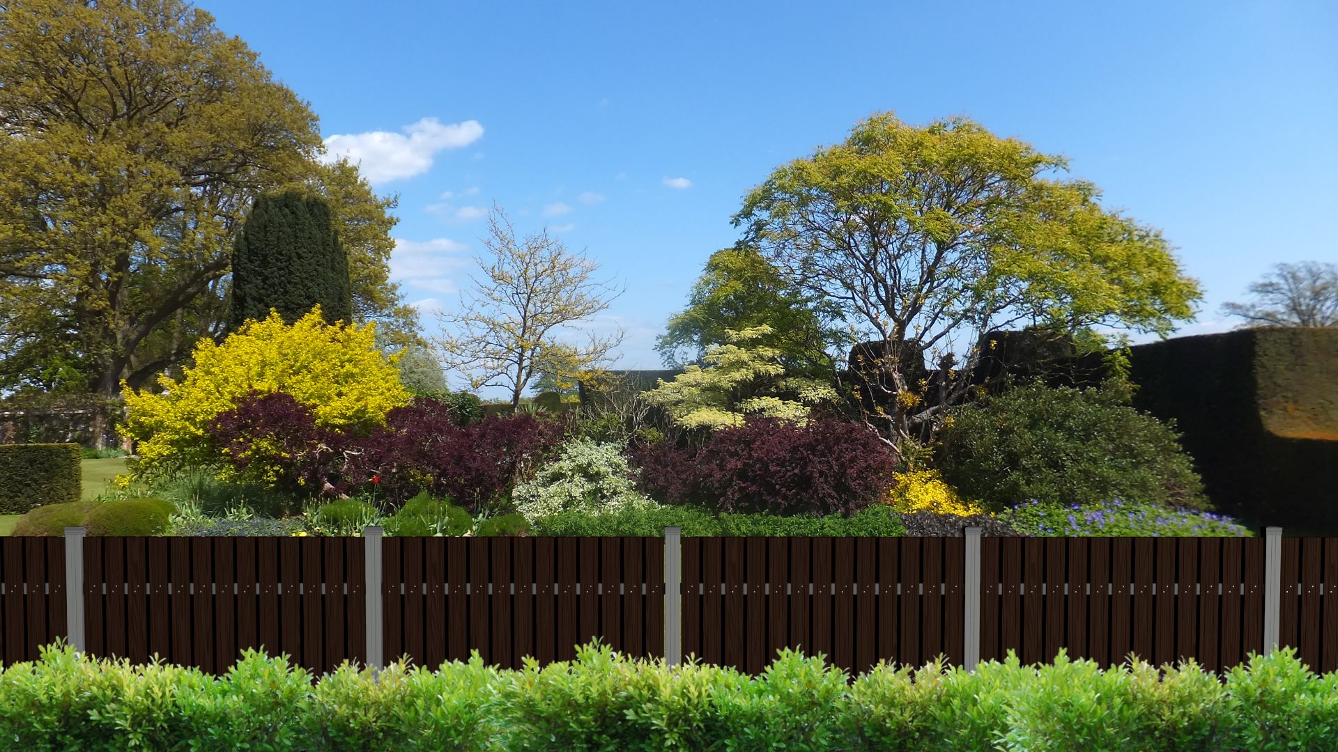 Вертикальный вентилируемый забор Hilst