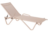 Шезлонг металлический Hera, тортора