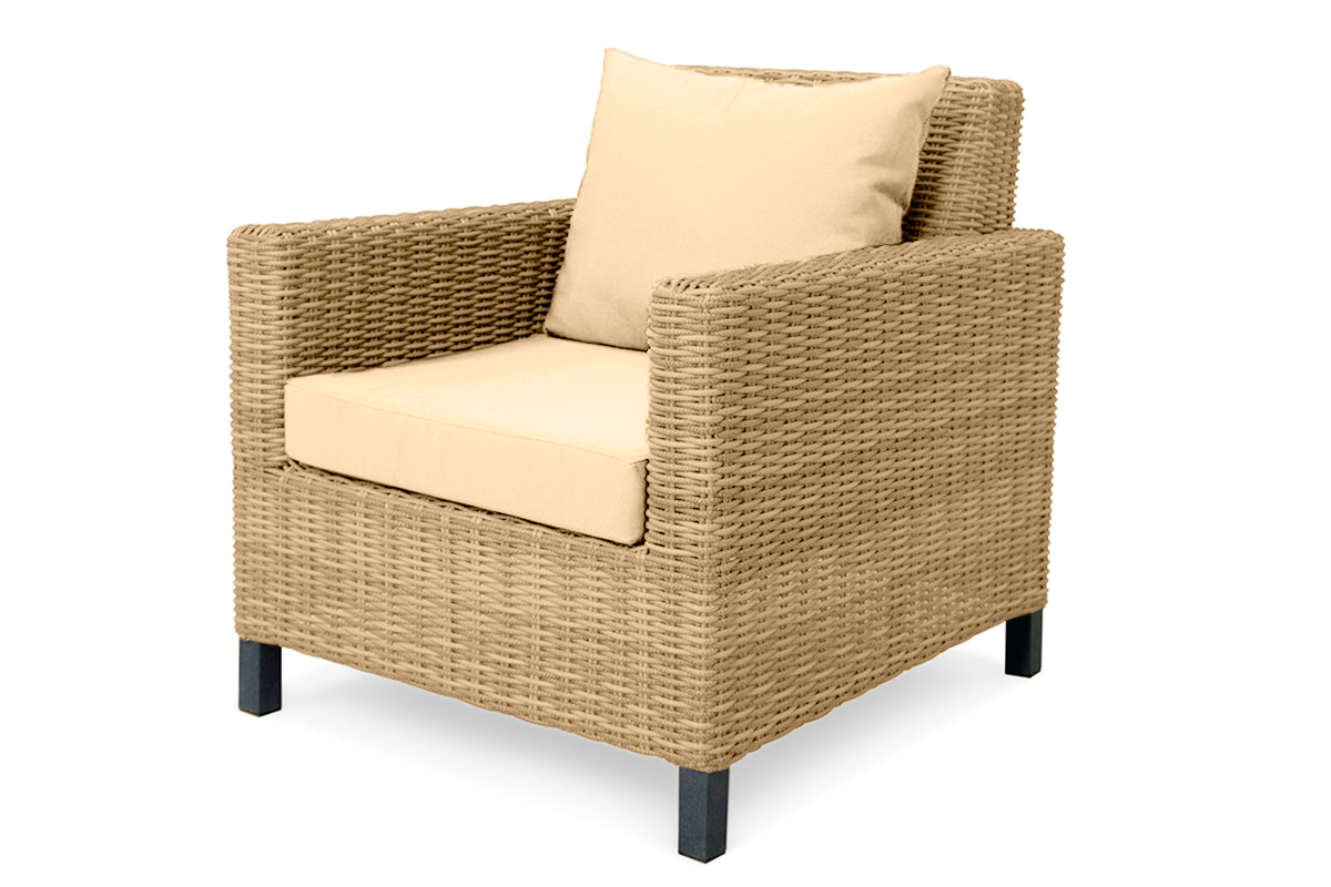 Комплект плетеной мебели MOKKA БЕЛЛА Фэмили / BELLA Family малый, соломенный