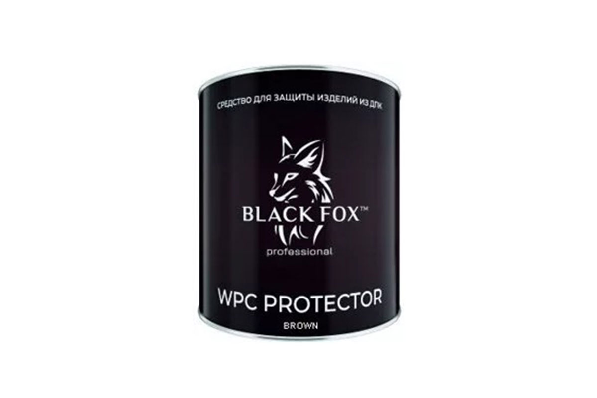 Масло Black Fox WPC Protector для террасной доски ДПК 2,5л (коричневое)