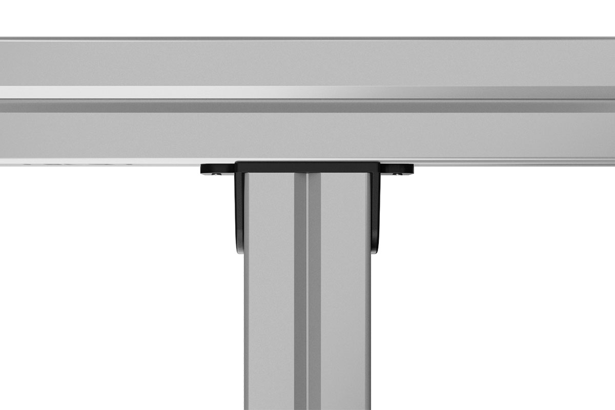 Перпендикулярный соединитель алюминиевой лаги HILST Prof 60х40 (упак. 10шт)