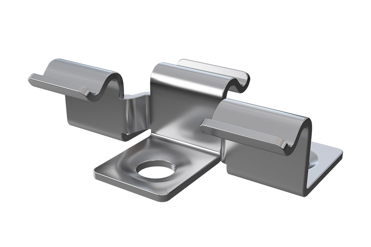 Клипса HILST Premium 3D (металл), 7мм (упак. 100шт)