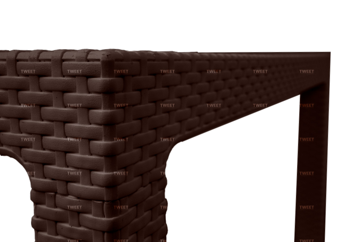 Мебель Tweet Стол обеденный Kvatro 940*940мм, венге