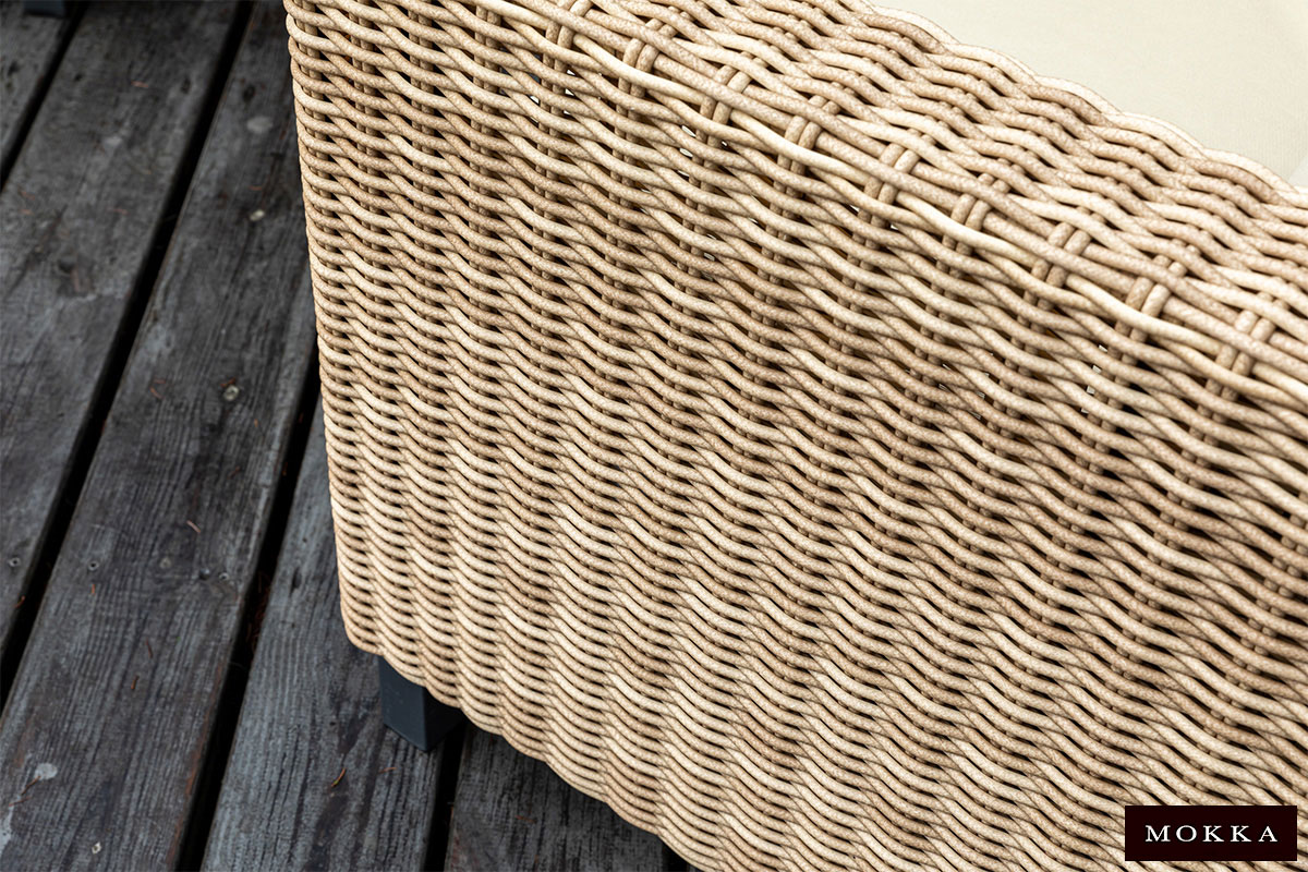 Комплект плетеной мебели MOKKA БЕЛЛА / BELLA малый, соломенный