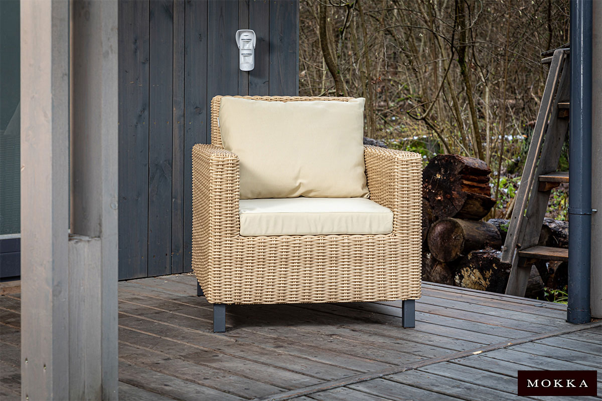 Комплект плетеной мебели MOKKA БЕЛЛА Фэмили / BELLA Family малый, соломенный