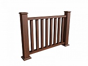 Ограждение NauticPrime для террасы из ДПК